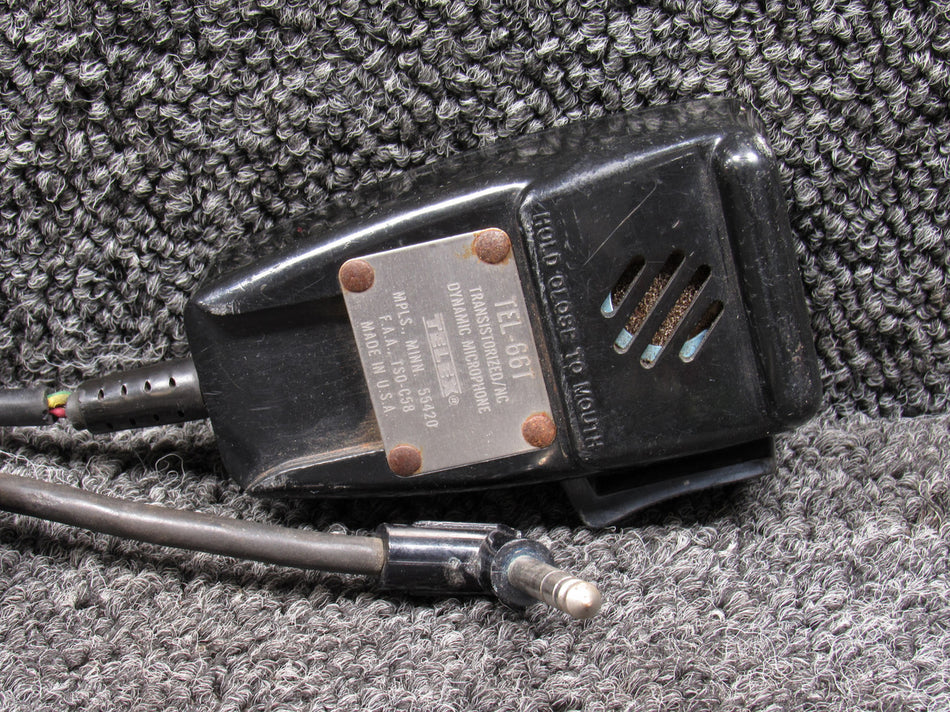 TEL-66T Telex Transistorized Dynamic Handheld Microphone Assembly