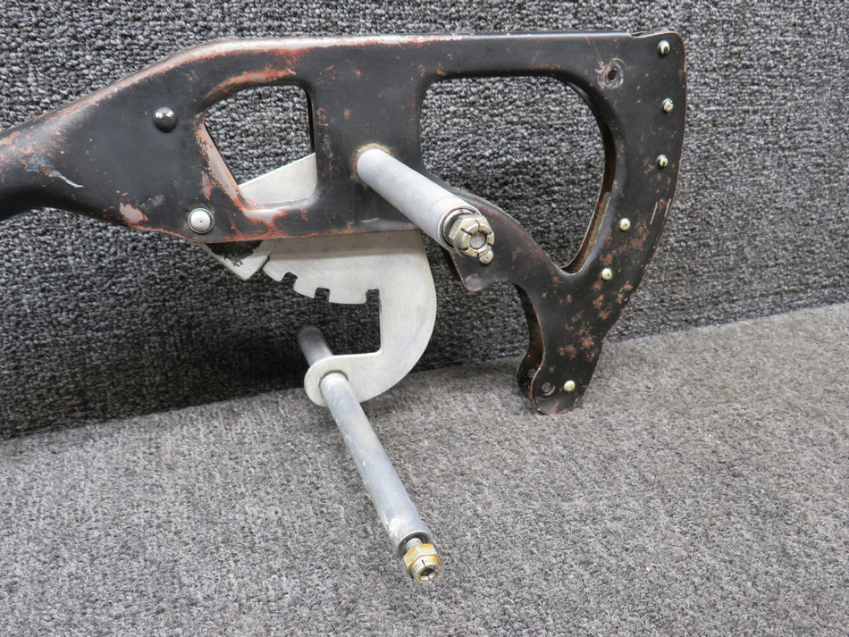 0510166-4, 0510171-1 Cessna 172B Flap Lever Assembly with Ratchet