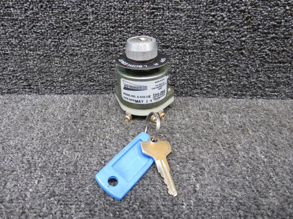 A-510-2K ACS Products Ignition Switch Assembly with Key