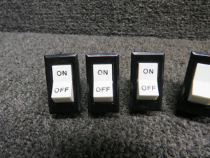 1939R, 1727R Carling Rocker Switch Set of 6