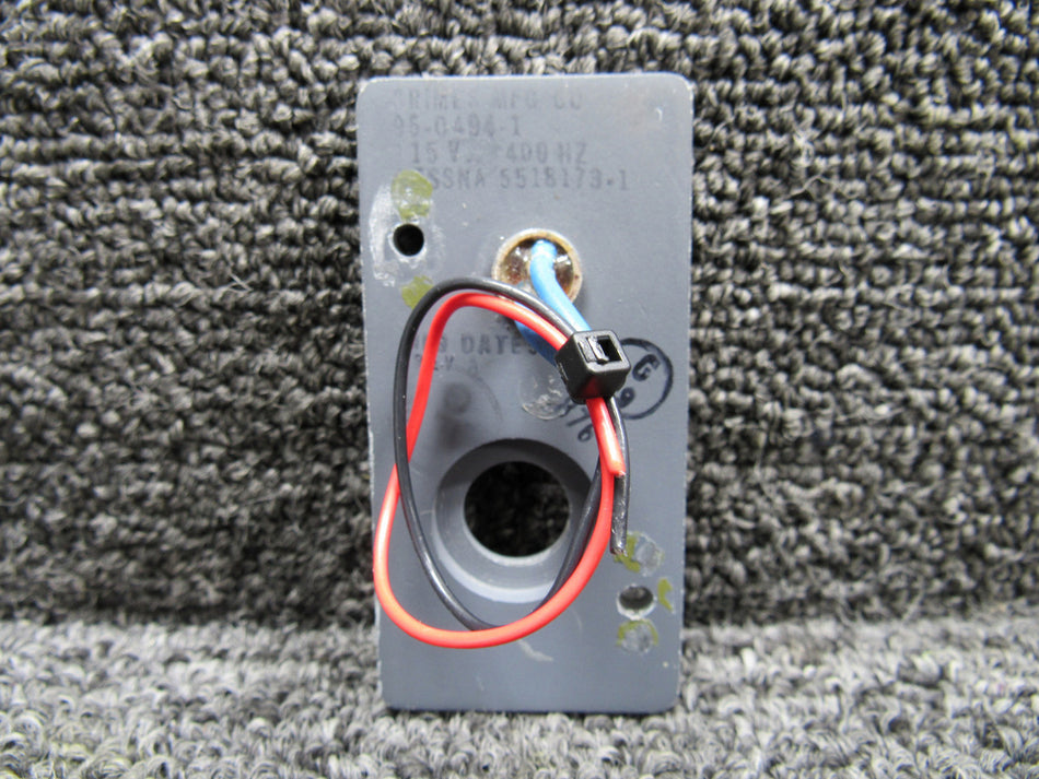95-0494-1 (Alt: 5518173-1) Grimes Landing Gear Horn Silence Panel, Lighted