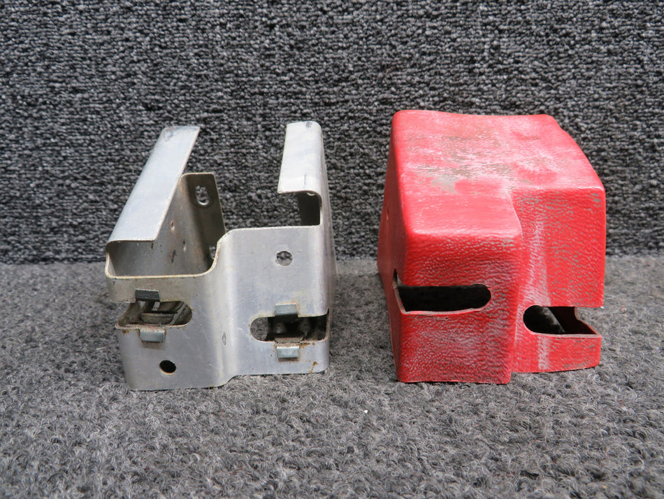 1260461-4, 1260461-3 Cessna 210H Bracket and Cover Rudder Pedal Disengaging