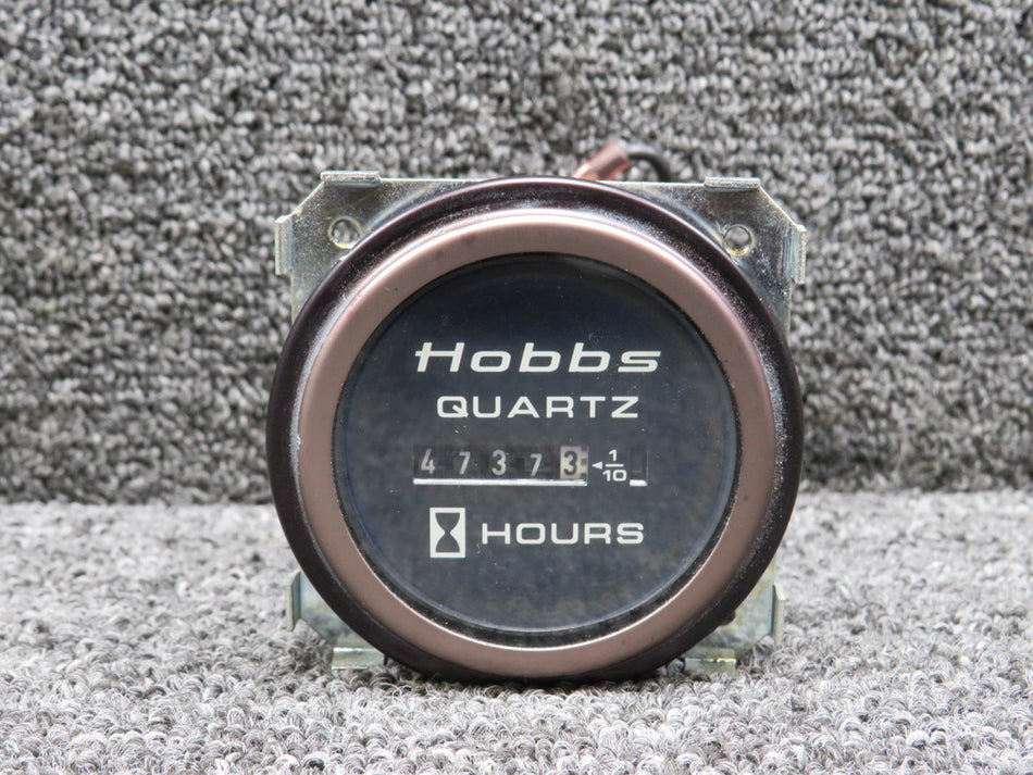 85011 Hobbs Quartz Hour Meter Indicator (Hours: 4737.30) (Volts: 12-24)