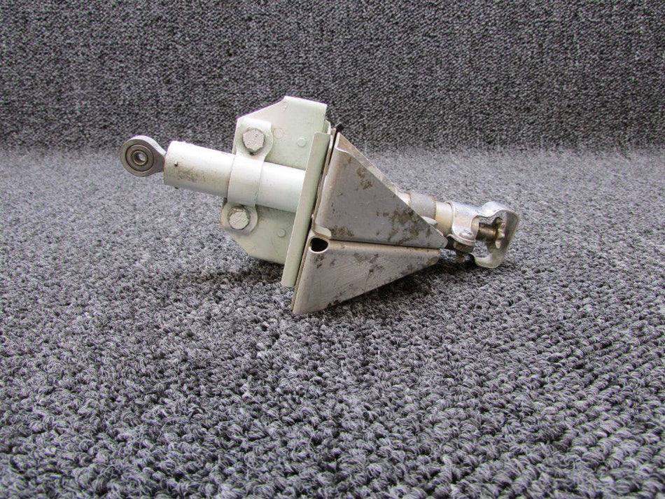 0310293-7 Cessna 320 Rudder Trim Tab Actuator has Mount, Guard and Clamps