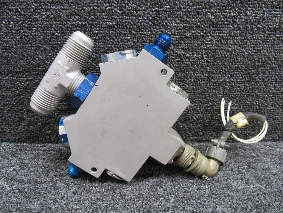 208200-5005J (Alt: 9912051-2F) Bertea Corp Check Valve and Flow Detector Assy