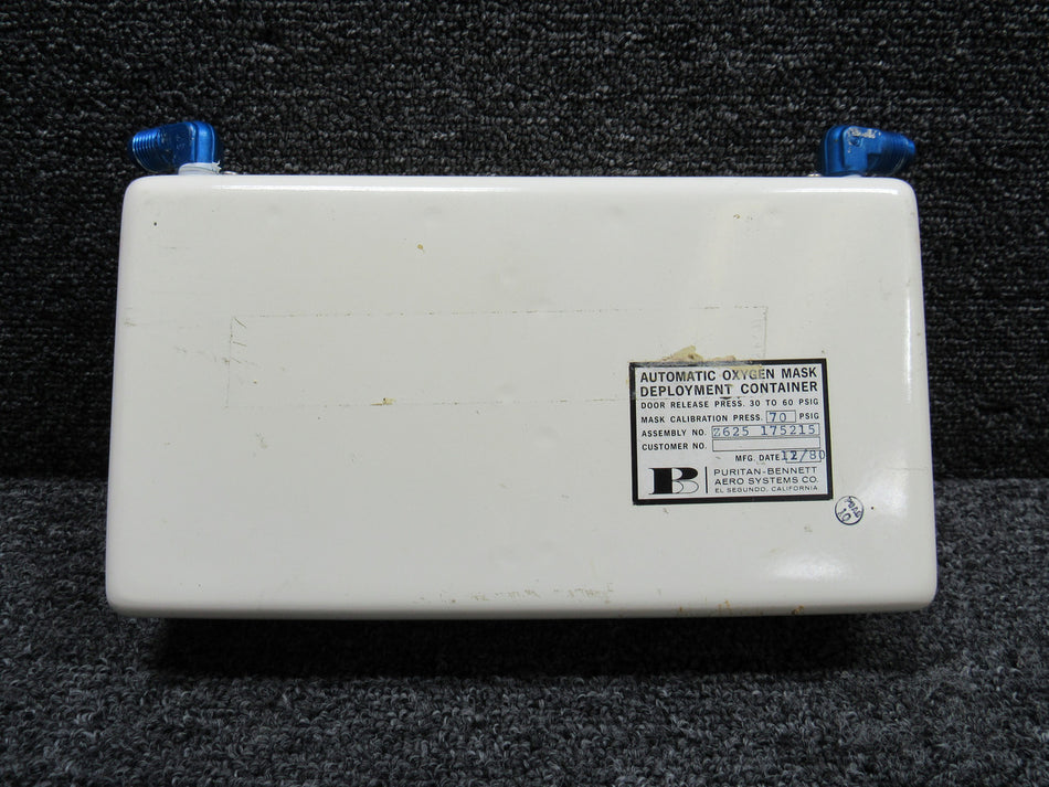 Z624-175215 Puritan-Bennett Automatic Oxygen Mask Deployment Container