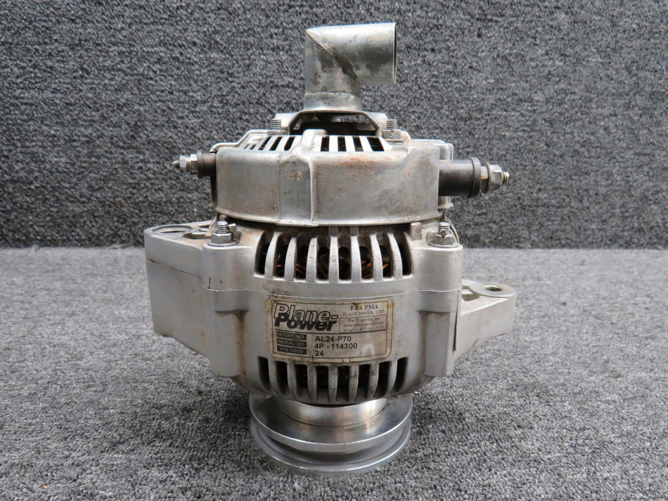 AL24-P70 Lycoming LO-360-A1G6D Plane-Power Alternator Assembly (Volts: 24)