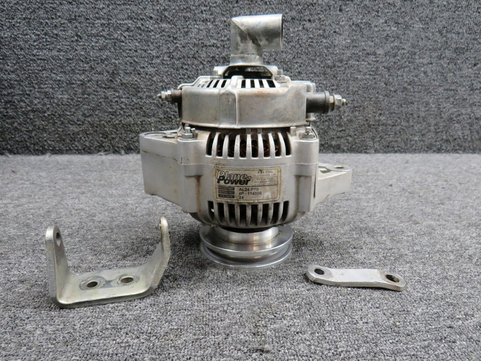 AL24-P70 Lycoming LO-360-A1G6D Plane-Power Alternator Assembly (Volts: 24)