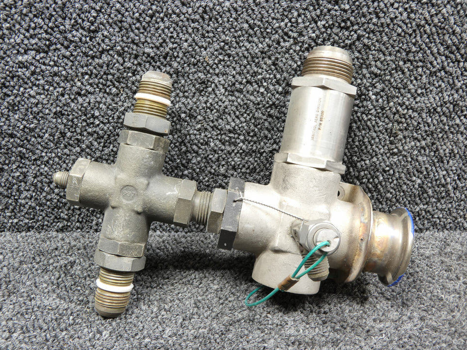 5514120-2, 85300 Cessna 501SP Pneumatic Fitting Assembly with Check Valve