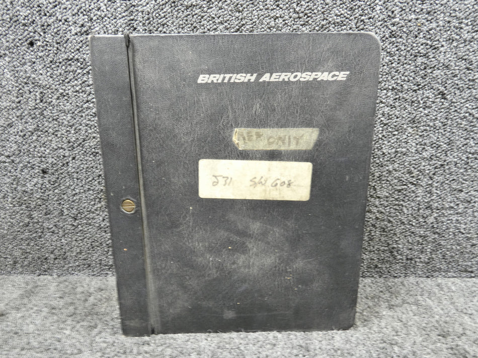 British Aerospace Jetstream 31 Maintenance Manual Volume 1 (Chapter: 1-26)