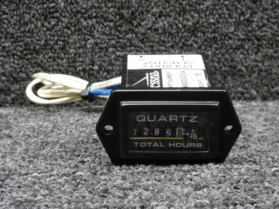 C664503-0104 Cessna Hour Meter Indicator (Volts: 12-24) (Hours: 7285.8)
