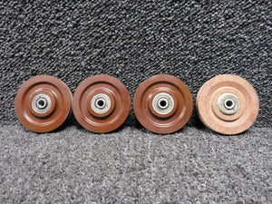 MS20220-2 Beechcraft 58 Rudder Tab Cable Pulley (Set of 4)