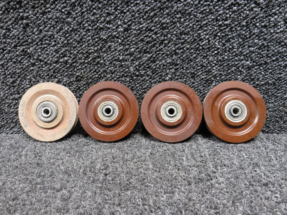 MS20220-2 Beechcraft 58 Rudder Tab Cable Pulley (Set of 4)