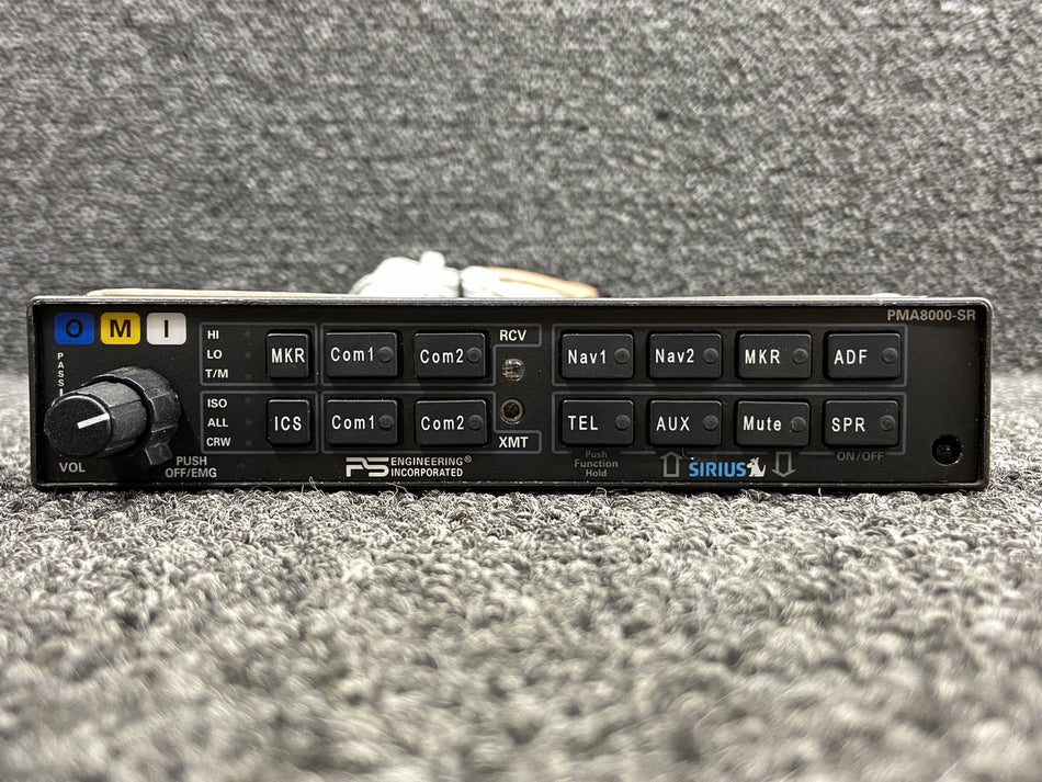 050-880-0100 PS Engineering PMA8000-SR Audio Selector Panel with Tray