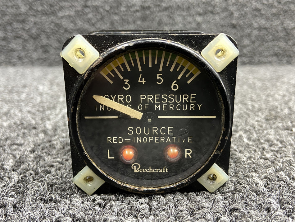 96-384013-1 Airborne 1G4-5 Gyro Suction Indicator