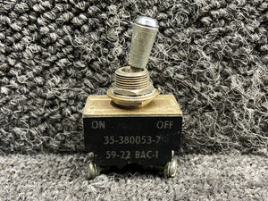 35-380053-7 Beechcraft Two Position Toggle Switch