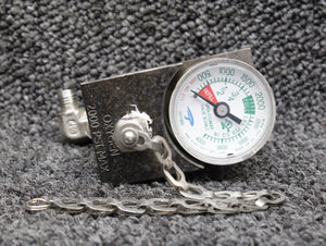 026N4001-1 Precise Flight Oxygen Pressure Gauge with Manifold