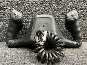 60-524080-4 (Use: 60-524080-14) Beech 60 Co-Pilot Control Wheel w Accessories