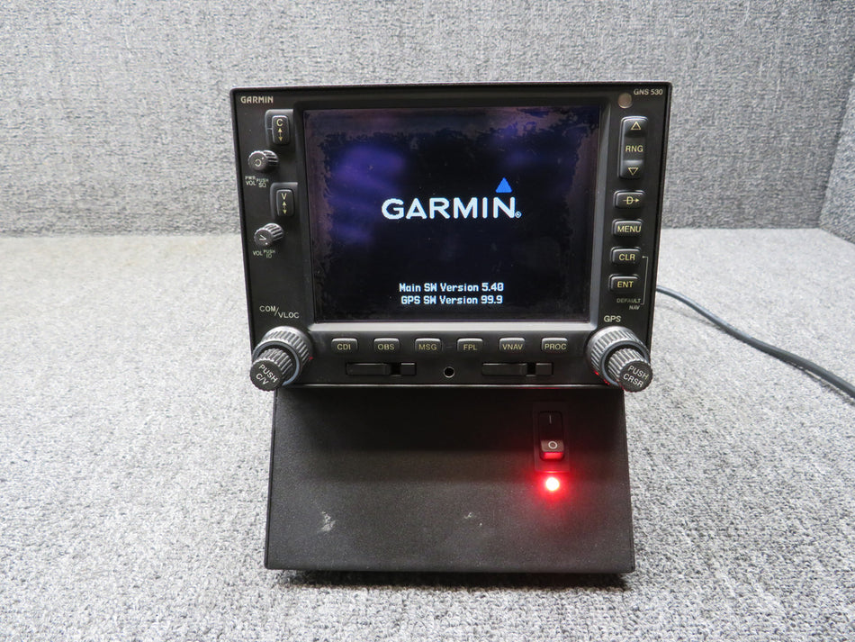 011-01064-40 Garmin GNS-530W WAAS GPS Nav-Comm Unit w Tray, Mods, STC (14-28V)