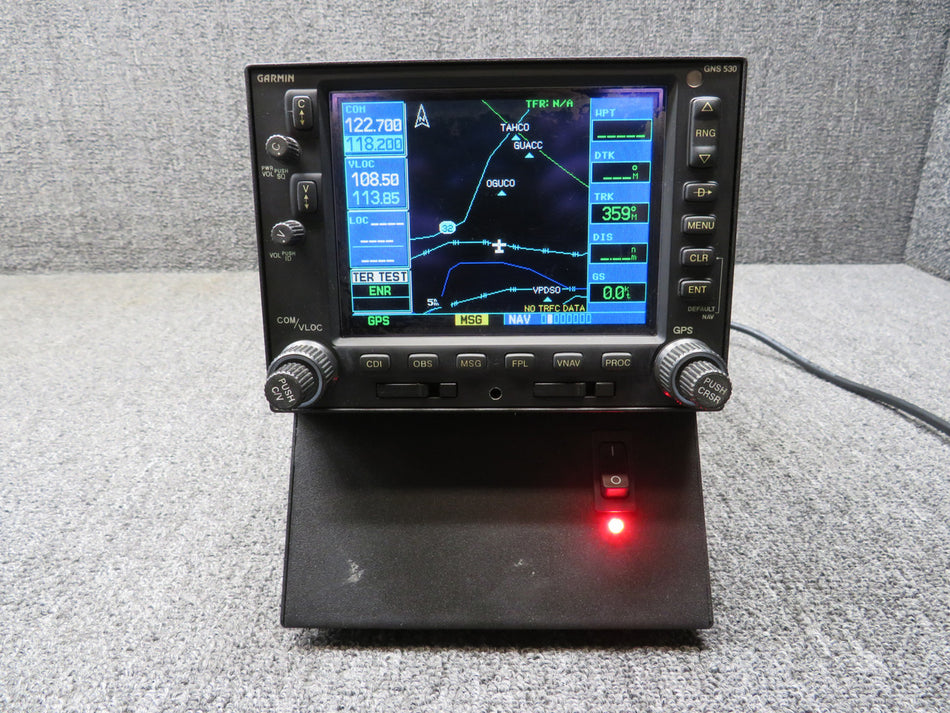011-01064-40 Garmin GNS-530W WAAS GPS Nav-Comm Unit w Tray, Mods, STC (14-28V)