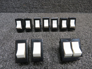 S2160-1, S2160-3, S2160-4 Carling Rocker Switch Set of 10