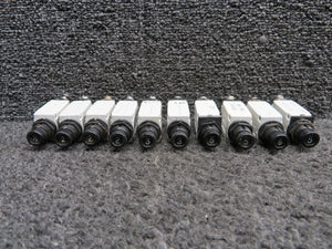 7277-2-.5, 7277-2-2, 7277-2-3, 7277-2-5 Klixon Push Circuit Breaker Set of 10