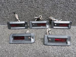 1215178-1, 1215178-2 Cessna P210N Glareshield Light Assembly Set of 5