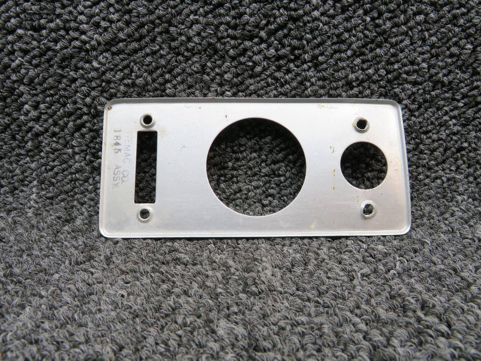 1845 (Use: 1848) Cessna 310Q Wemac Plate Cabin Oxygen & Light (NO LIGHT)