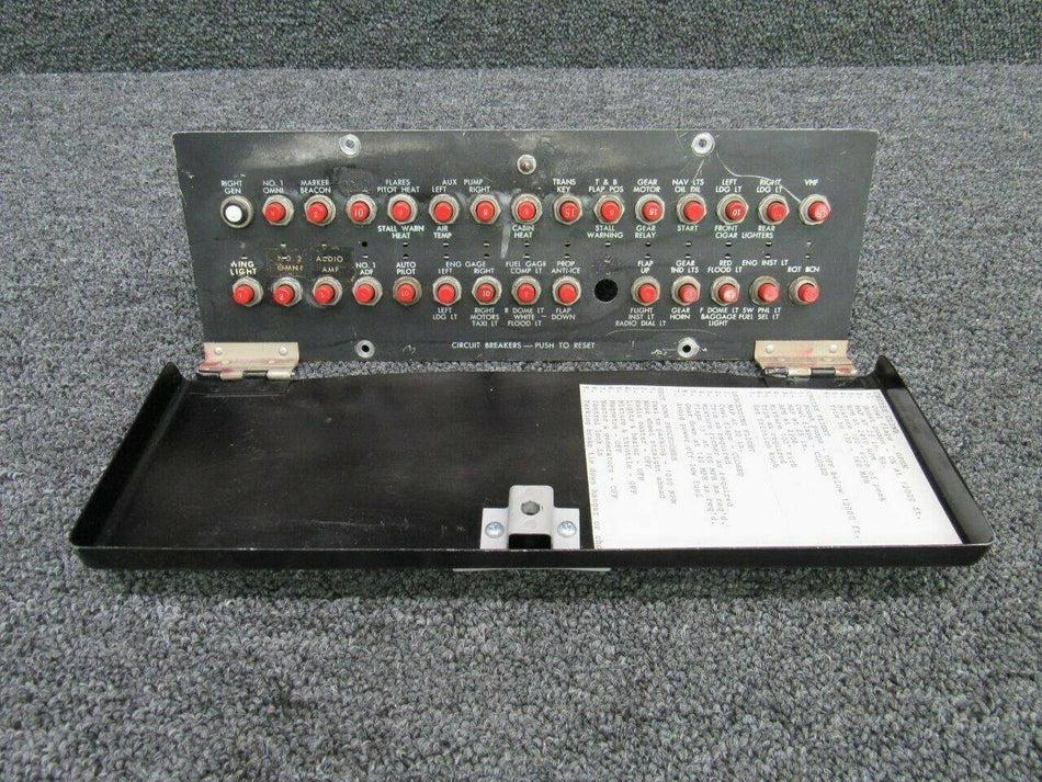 0812405-18 / 0812506-22 Mechanical Prod Circuit Breaker Panel W/ Door (28V) BAS Part Sales | Airplane Parts