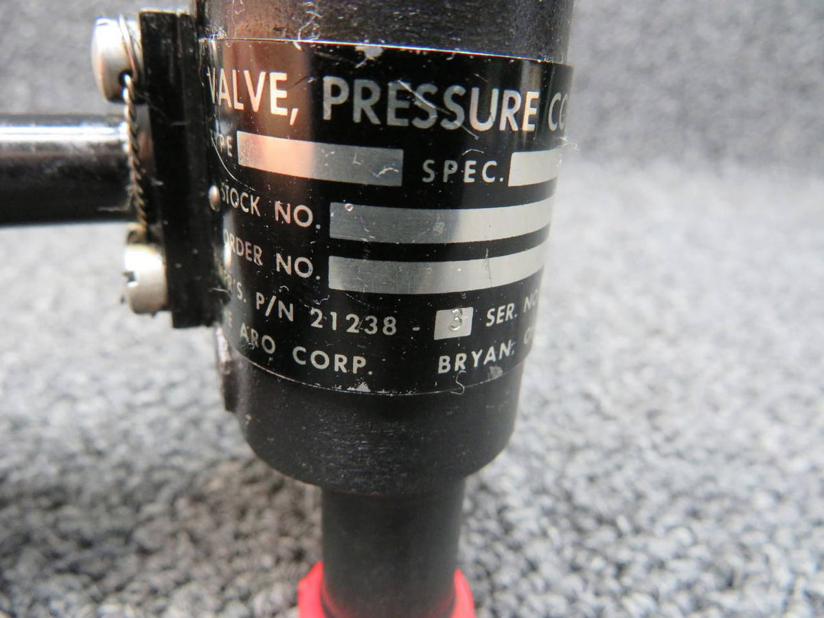 21238-3 Aero Commander Aro Corp Valve Pressure Control BAS Part Sales | Airplane Parts