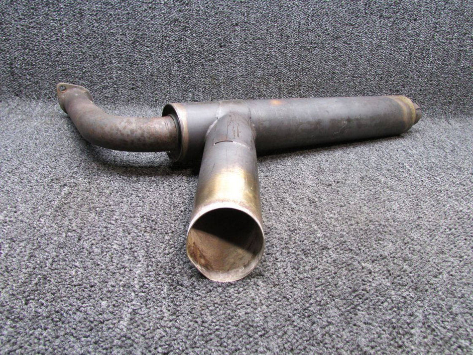 67517-000, 38137-006 Lycoming IO-540-K1G5D Exhaust Muffler with Middle Riser