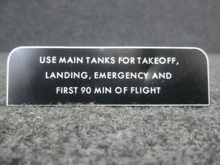 5015081-10 Cessna Placard (NEW OLD STOCK) BAS Part Sales | Airplane Parts