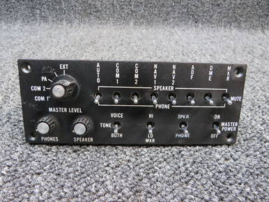 09219 Piper Tel-Instruments Audio Selector Panel (C20)