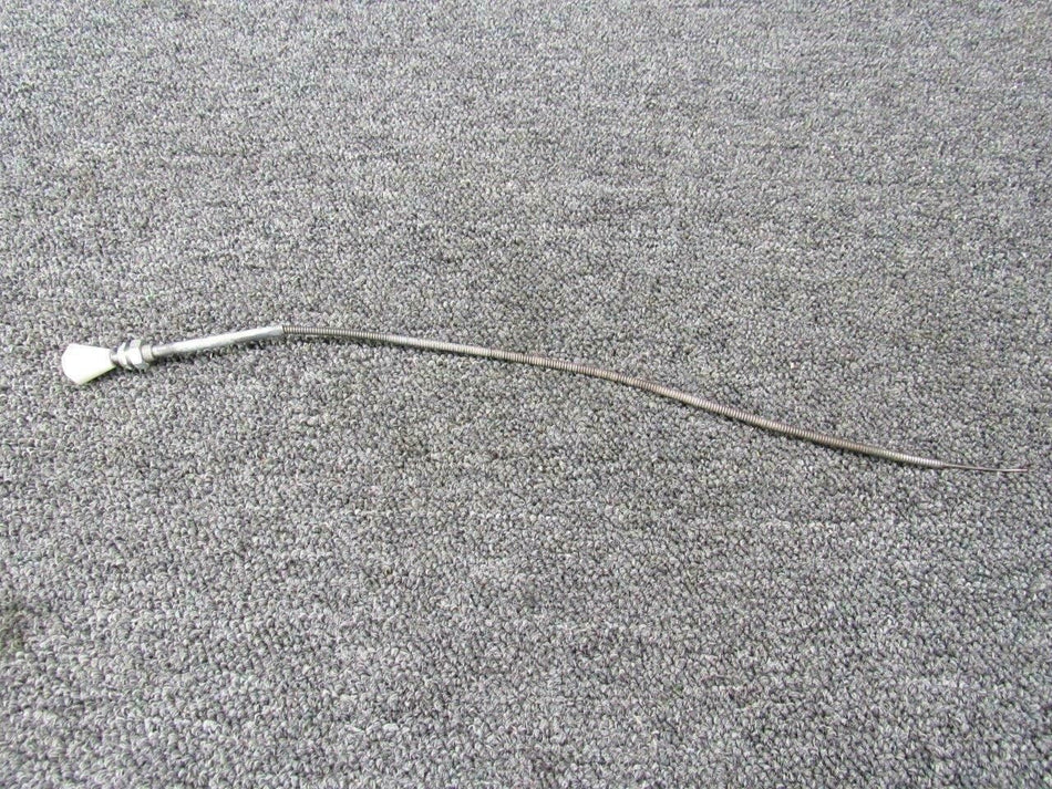 35-380051-15 Beech 95-C55 Control Cable Assy Fresh Air (Length: 18") BAS Part Sales | Airplane Parts