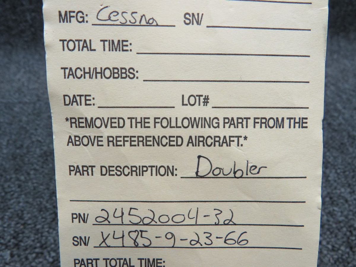 2452004-32 Cessna Doubler (NEW OLD STOCK) BAS Part Sales | Airplane Parts