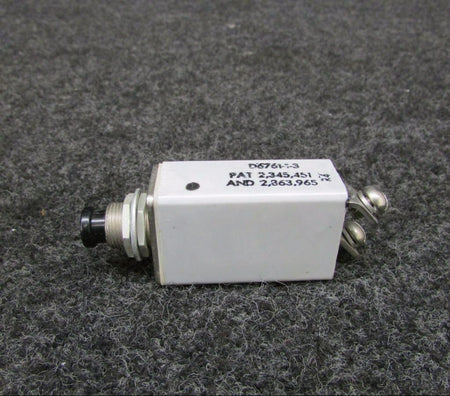 D6761-1-3 (Use: 6761-1-3) Breaker Assembly 3 Amp (SA) BAS Part Sales | Airplane Parts