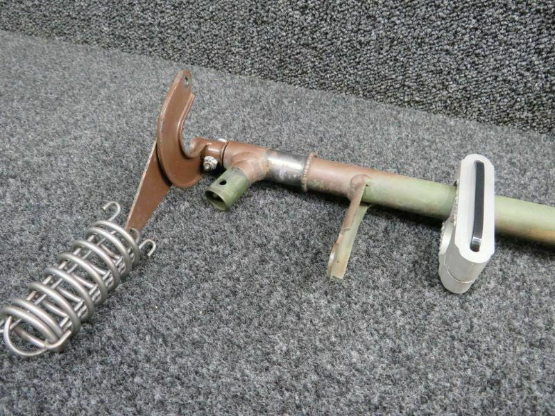0310107-10 Cessna 195 Rudder Pedal Bar LH w Bar Ends and Spring