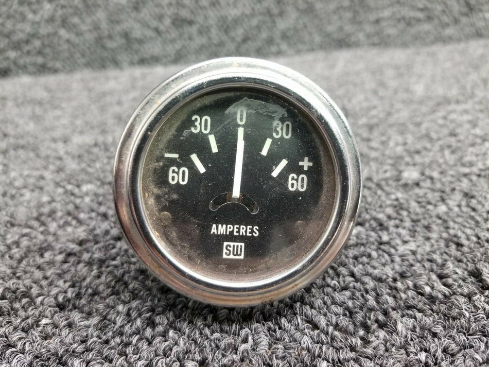 424787 Stewart Warner Ammeter Indicator (CORE) BAS Part Sales | Airplane Parts