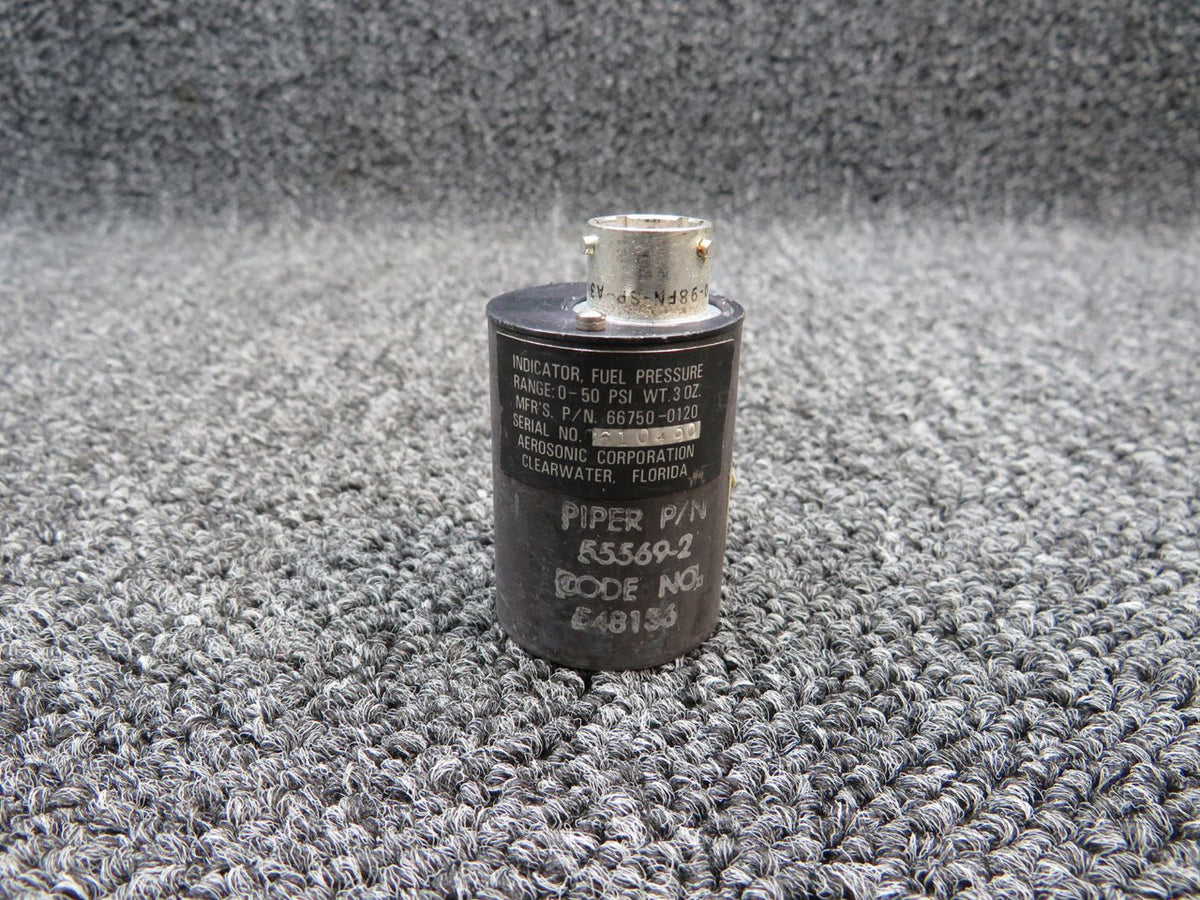 66750-0120 Piper PA31T Aerosonic Fuel Pressure Indicator BAS Part Sales | Airplane Parts
