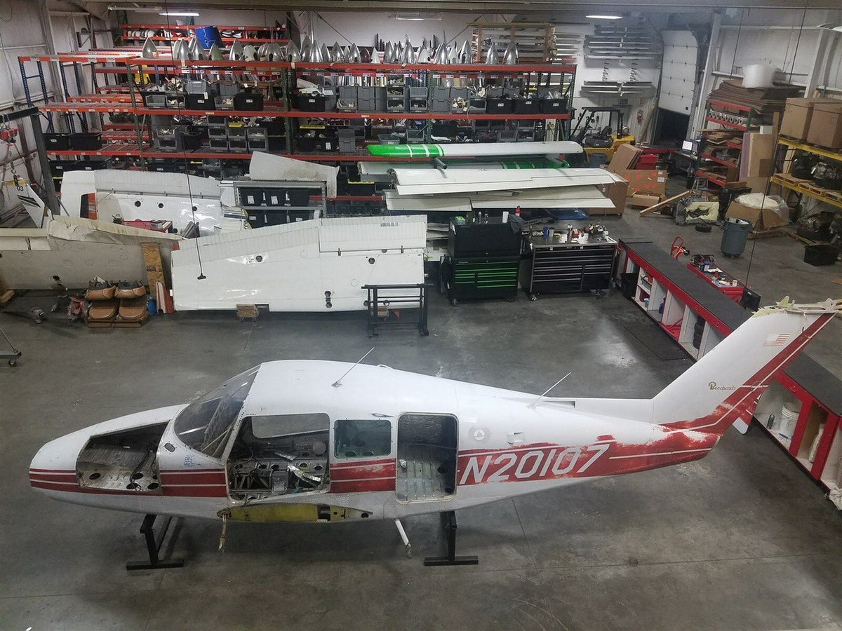 Beechcraft Duchess 76 Fuselage Assy W/ Data Tag, Airworthiness, & Log Books!! BAS Part Sales | Airplane Parts