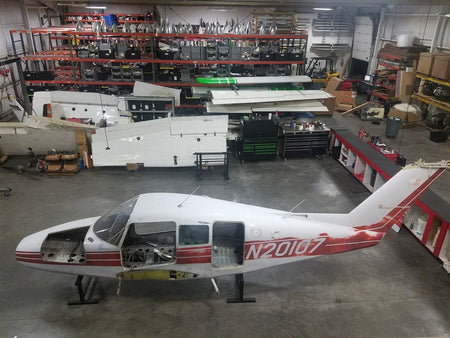 Beechcraft Duchess 76 Fuselage Assy W/ Data Tag, Airworthiness, & Log Books!! BAS Part Sales | Airplane Parts