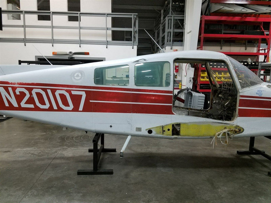 Beechcraft 76 Fuselage w Data Tag, Airworthiness, and Logs