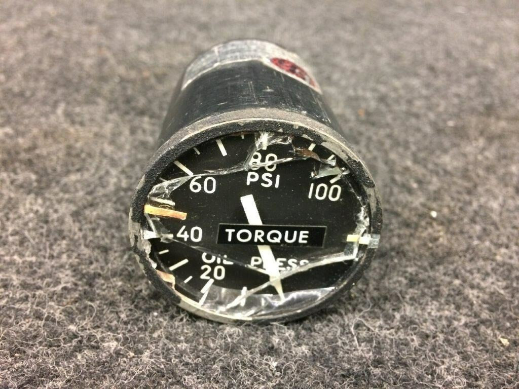 205-075-158-1 Pressure Indicator (0-100 PSI, Volts: 28) (CORE) BAS Part Sales | Airplane Parts