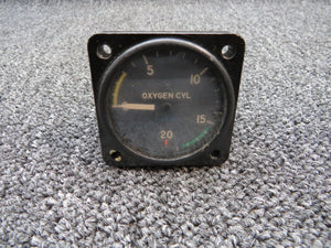 C668522-0101 Cessna 421B Oxygen Pressure Indicator