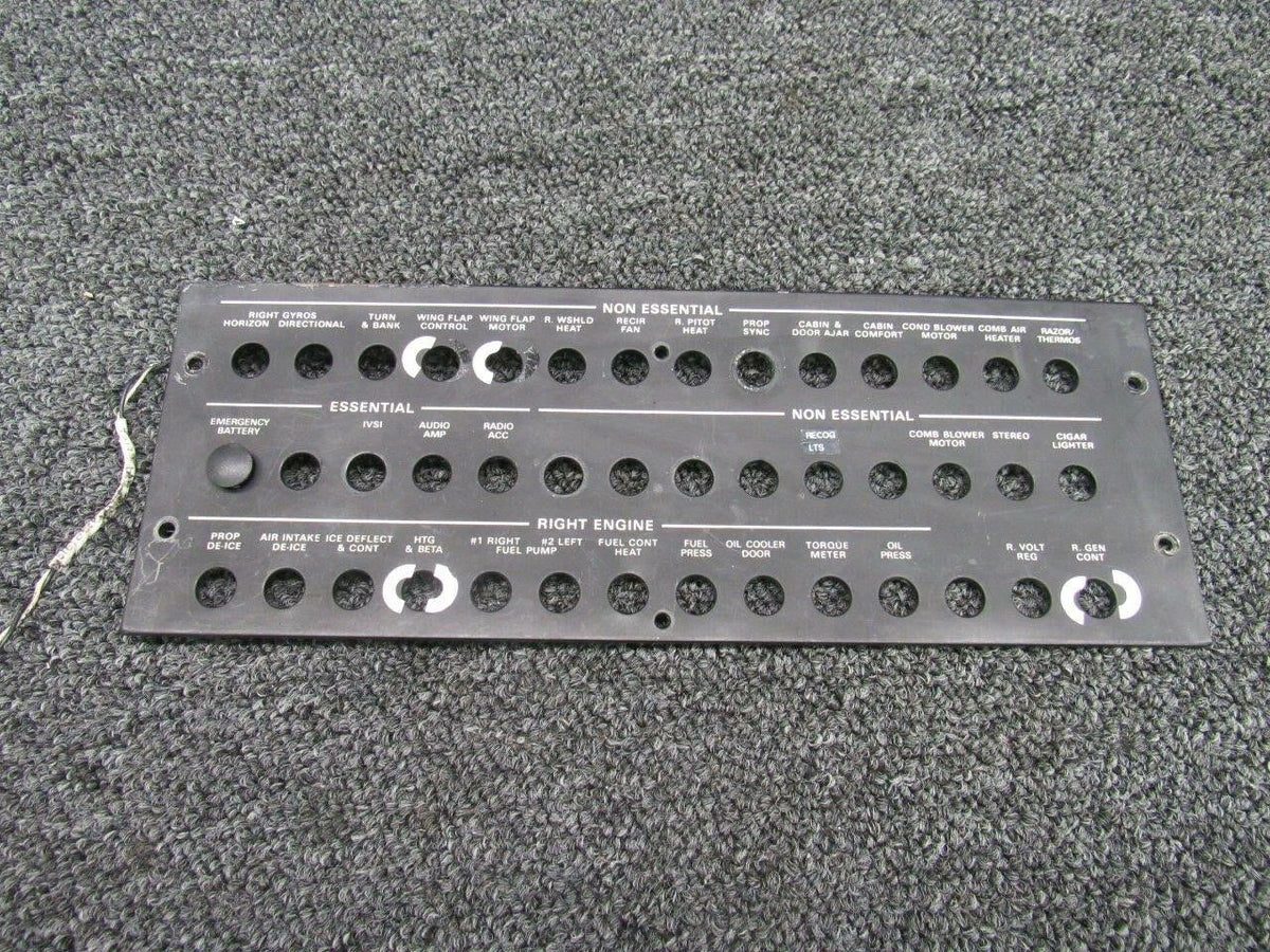 80628-001 Piper PA-31T Astronics Panel Electroluminescent (Volts: 28) BAS Part Sales | Airplane Parts