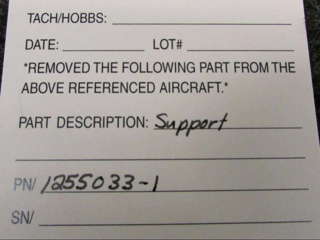 Cessna 1255033-1 Cessna Support Assembly SA