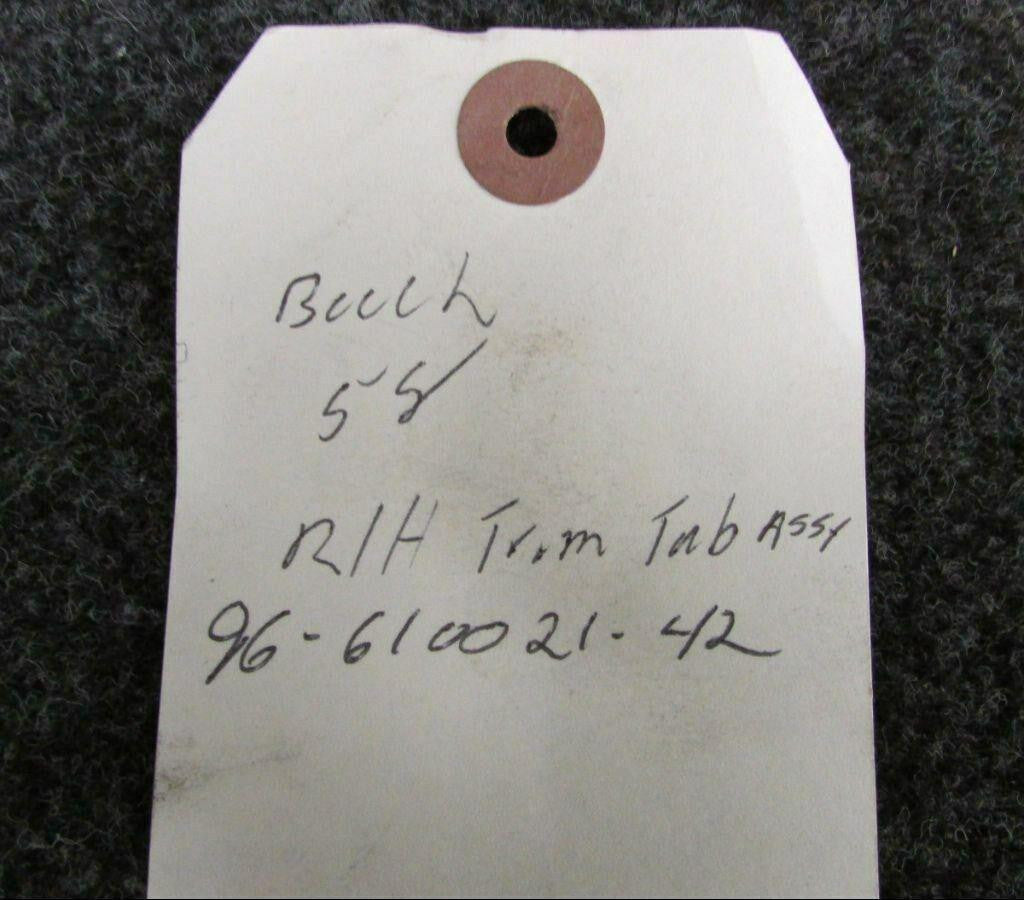 Beechcraft 96-610021-42 Beech 58 Tab Assembly Elevator RH SA