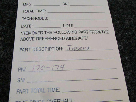 Does Not Apply 170-174 Insert Assembly NEW OLD STOCK SA