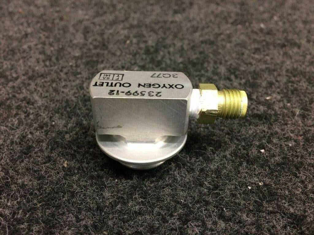 Piper 23599-12 Piper PA-31T Oxygen Assy Outlet
