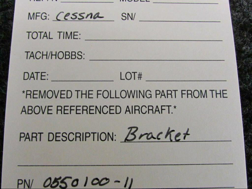 0550100-11 Cessna Bracket Assembly(SA) BAS Part Sales | Airplane Parts